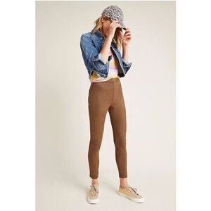 SANCTUARY for Anthropologie Leggings Mona Faux Suede Skinny Pants Women's